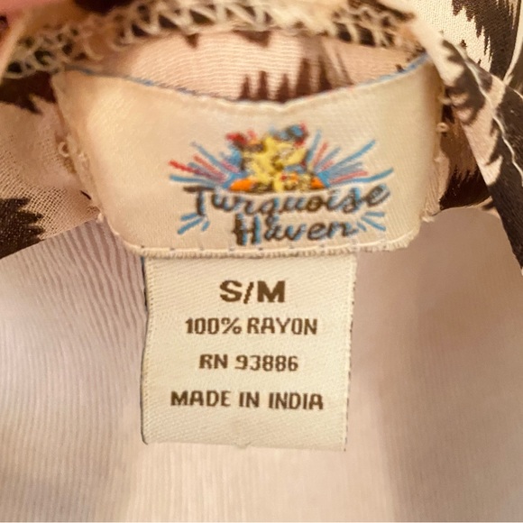 Turquoise Haven Cheetah Print Kimono - Picture 4 of 7